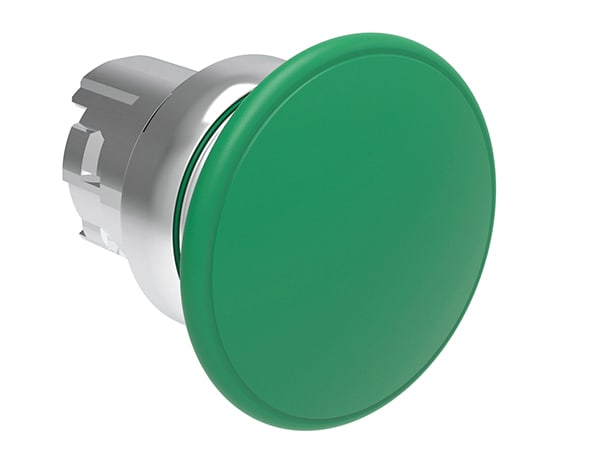 LOVATO - LOVLPSB6143 PULSANTE MET. FUNGO 40MM VERDE IMPULSO