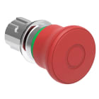 LOVATO - LOVLPSB6744 PULS.MET.FUNGO 40MM ROSSO P/P ISO13850