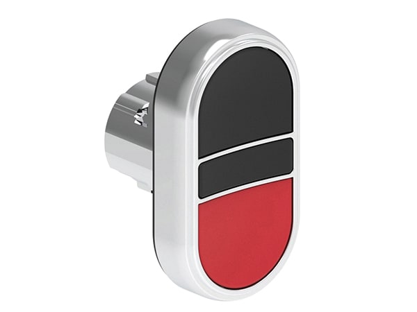 LOVATO LOVLPSB7112 PULS.MET.DOPPIO RASATO NERO/ROSSO