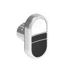 LOVATO LOVLPSB7114 PULS.MET.DOPPIO RASATO BIANCO/NERO