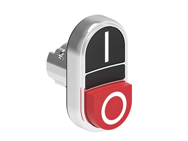 LOVATO LOVLPSB7222 PULS.MET.DOPPIO RAS/SPORG.NERO/ROSSO I-O