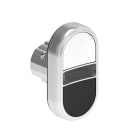 LOVATO LOVLPSBL7114 PULS.LUM.MET.DOPPIO RAS.BIANCO/NERO
