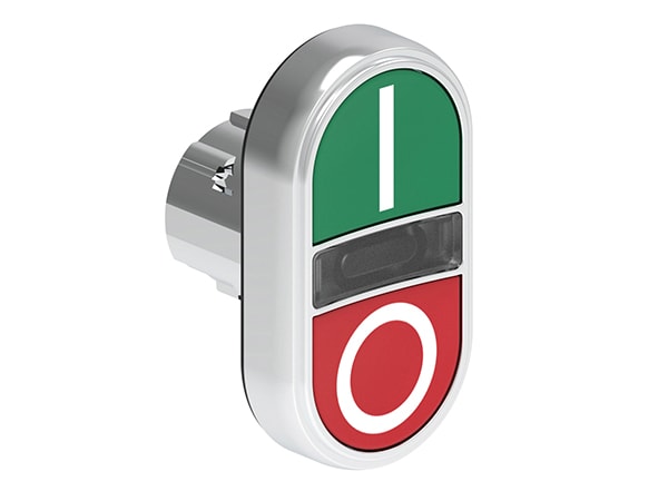 LOVATO LOVLPSBL7123 PULS.LUM.MET.DOPPIO RAS.VERDE/ROSSO I-O