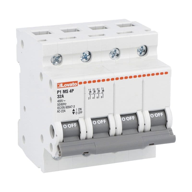 LOVATO LOVP1MS4P040 SEZIONATORE MODULARE - 4P 40A