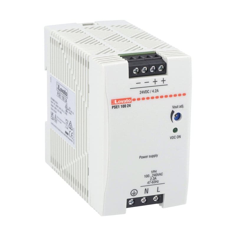 LOVATO LOVPSE110024 ALIM 100-240VAC 1PH OUT 24VDC 100W VITE