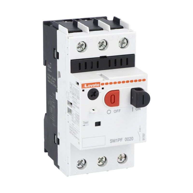 LOVATO LOVSM1PF0020 SALVAMOTORE CONTR. FUSIBILI SM1PF 0,2A