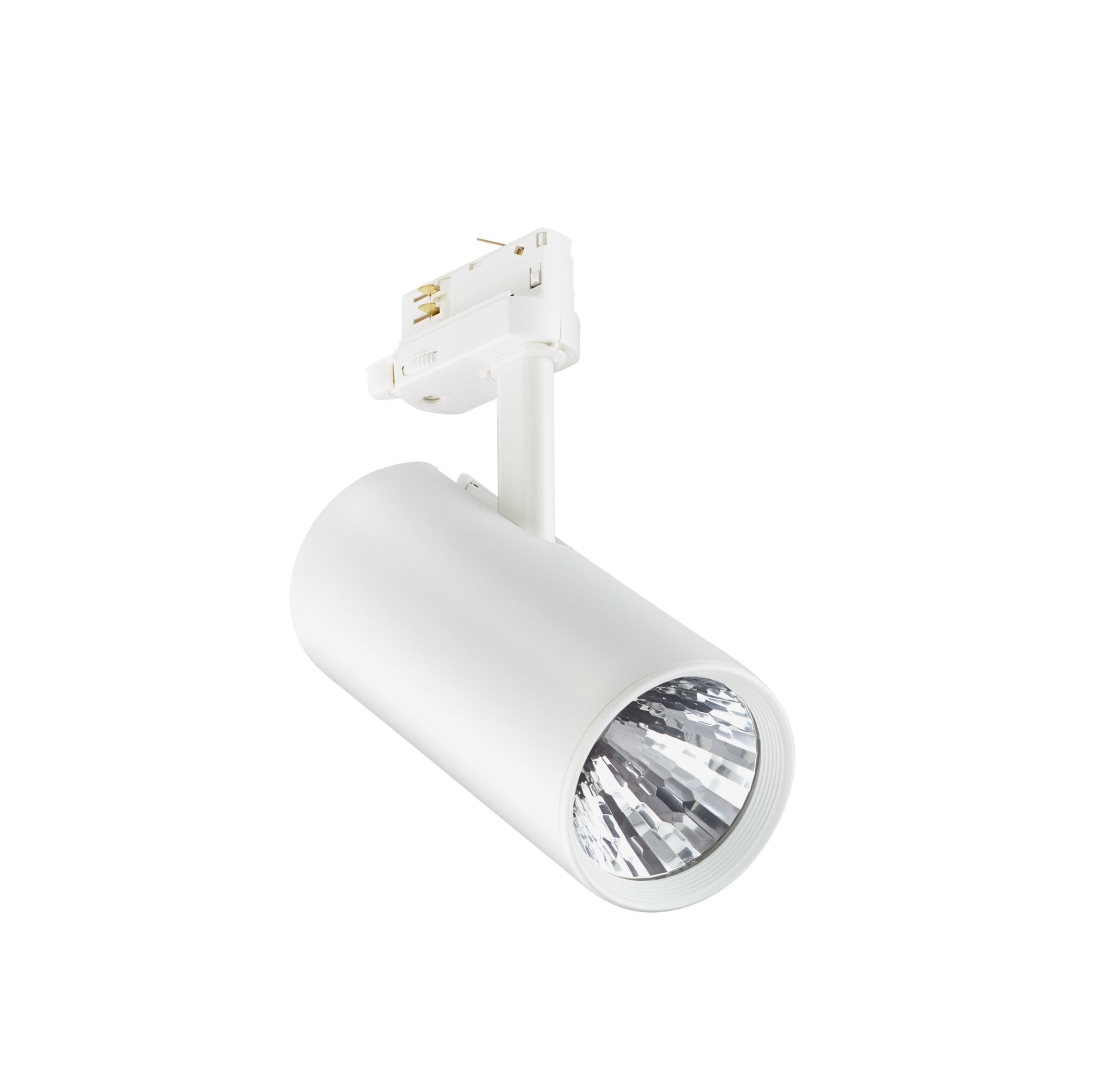 SIGNIFY ITALY SPA PHA96519800 Proiettore GreenSpace Accent mini, Track projector, 29.5 W, 4000 lm, 4000 K, Riflettore sfaccettato con angolo del fascio 36°, Bianco