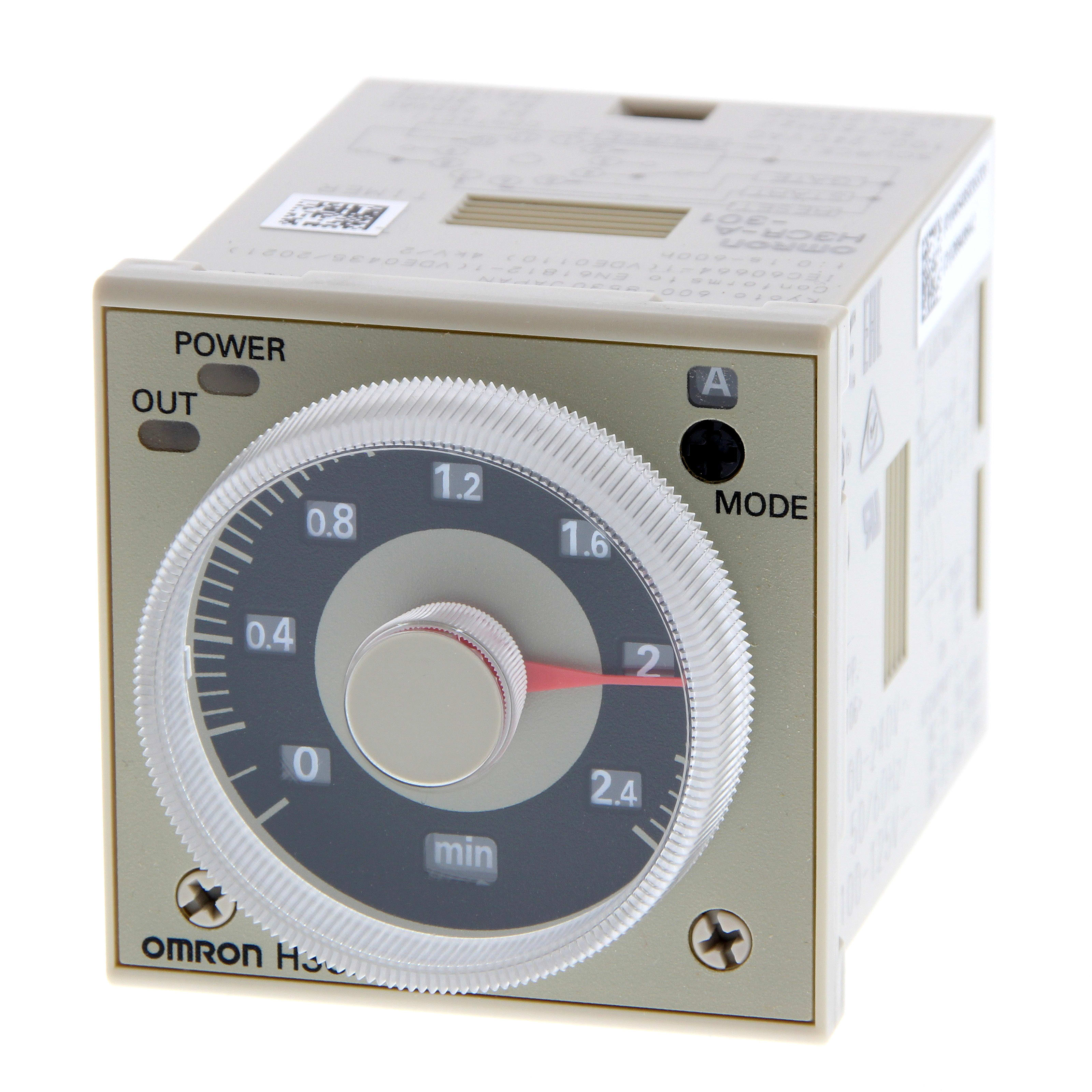OMRON OMRH3CRAAC24-231089 TIMER H3CR-A, 48X48, MULTI.,11-PIN,2XSPD
