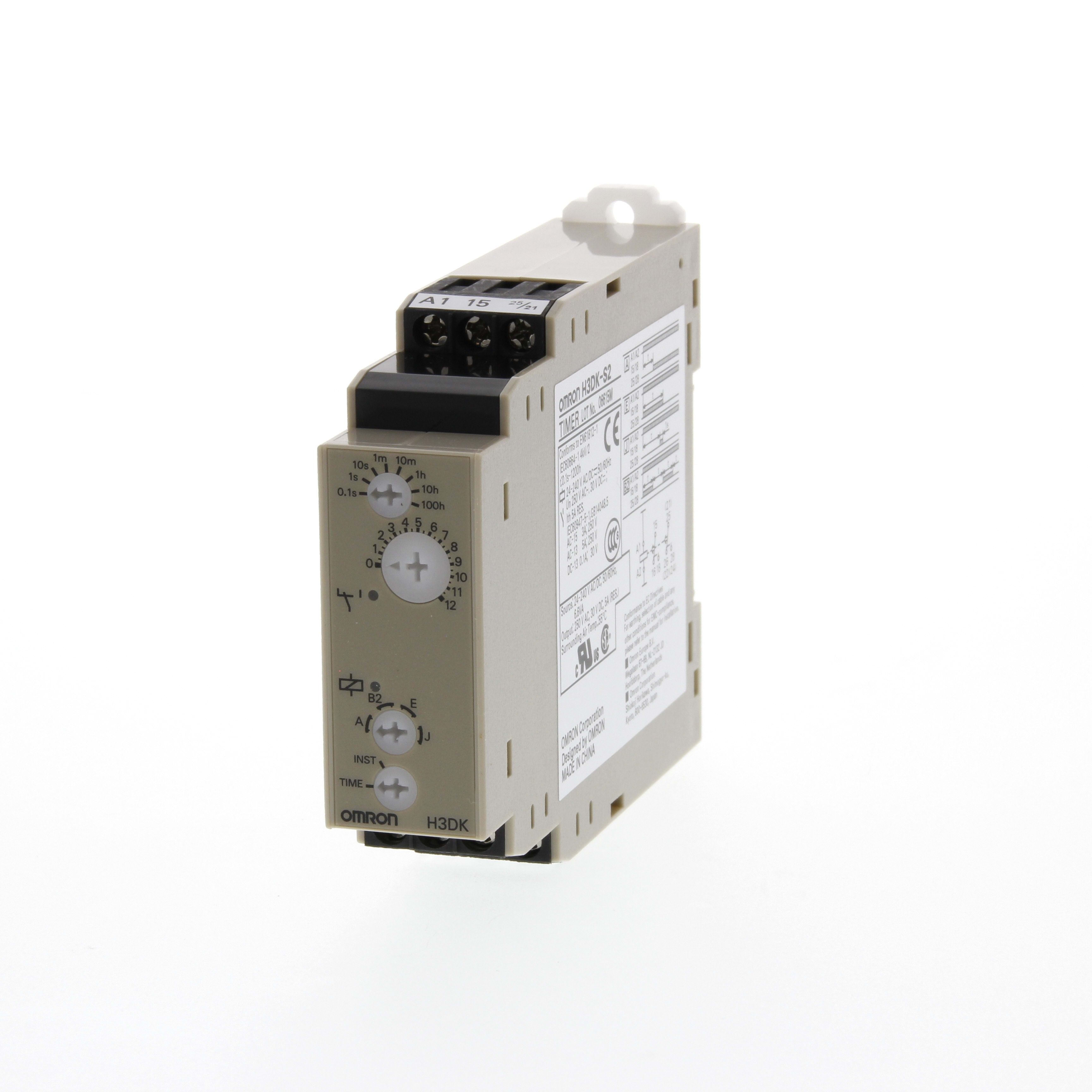 OMRON OMRH3DKS2ADC12 TEMPORIZZATORI ANALOGICI. DIN 22.5MM. MU