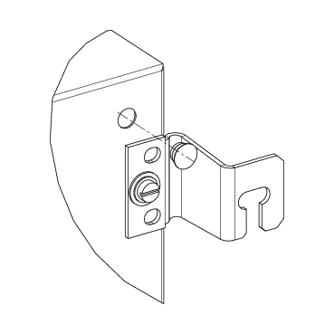 SCHNEIDER ELECTRIC - SNRNSYAEFPF40SC 4 staffe a L di altezza 40 mm