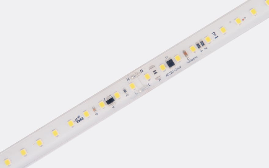 DIGIMAX SRL DIXC23012W3K-50 STRIP 12W 230V 104LED 3000K IP65 CRI80 5