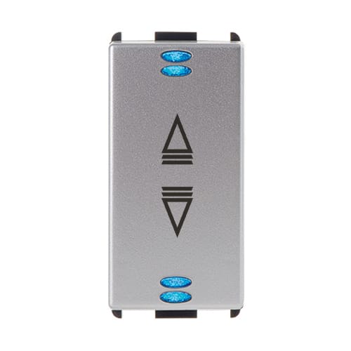 MASTER SRL MSTHA10031 PULS.D.5/24V 10MALED FRECCE++ STEEL