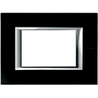 BTICINO - BTIHA4803VNN Abdeckrahmen AXOLUTE: 3 Module, Farbe: N