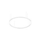 NOVALUX SPA - NOX107359.01 HALOS MINI 942 EMISSIONE DIRETTA SOSPENSIONE 62W D.942 H.30 mm BIANCO 4000K CRI90 UGR19 4 cavi di sospensione L. 3000 mm