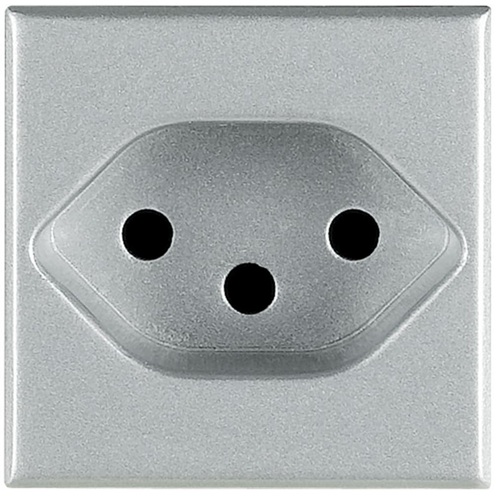 BTICINO BTIHC4164/13 Steckdose Schweiz aluminium