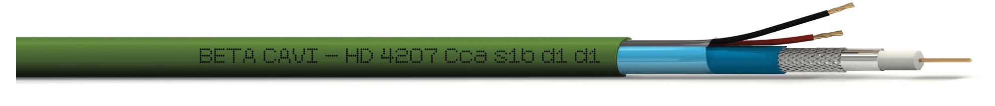 BETACAVI SRL - BTVHD4205CWR1000 VIDEO COAX 4019+2X0,50 CCA S1BD1A1 BOB.1