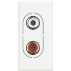 BTICINO - BTIHD4281 Anschlussdose RCA 2-Fach white