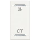 BTICINO - BTIHD4911AG Wippe 1mod ON/OFF white