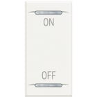 BTICINO - BTIHD4911AG Wippe 1mod ON/OFF white