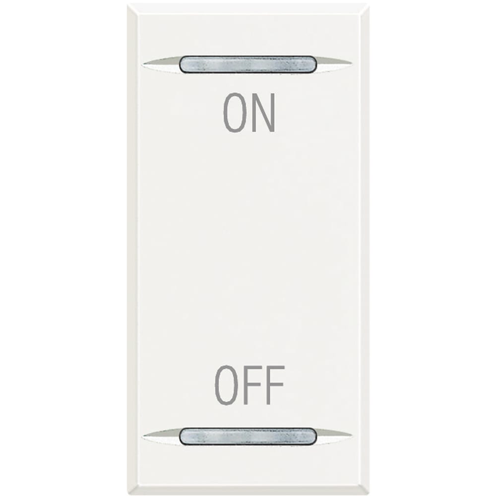 BTICINO BTIHD4911AG Wippe 1mod ON/OFF white