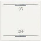 BTICINO - BTIHD4911M2AG Wippe 2mod ON/OFF white