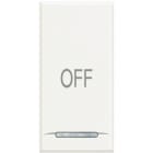 BTICINO BTIHD4915AA Wippe 1mod OFF white
