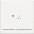 BTICINO BTIHD4915M2BL AXOLUTE - COPRITASTO+ LUCE LETTO 2M BIAN