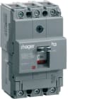HAGER - HAGHDA125L INTERR AUTOM X160 3P 18KA 125A SGANC TM