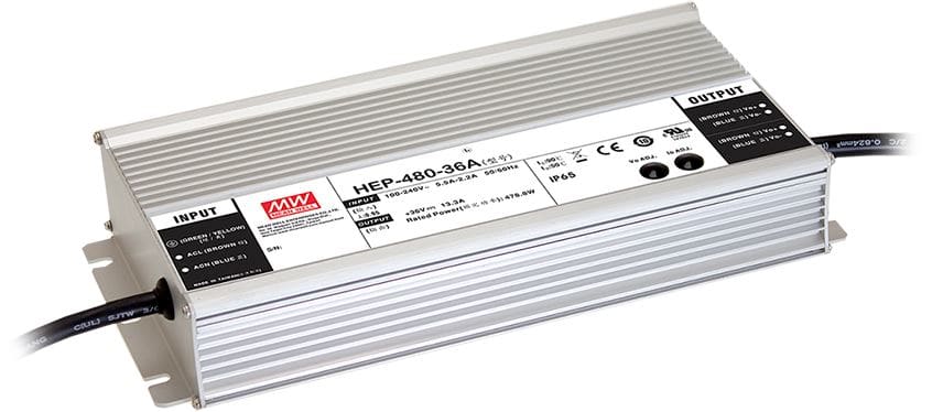 DIGIMAX SRL - DIXHEP-480-24A ALIMENTATORE FANLESS INDUSTR IP68 24V 48