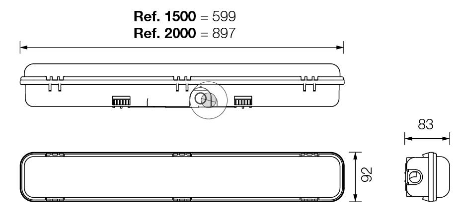 PERRY PER1LEDE1500L LAMP HERM XL 1500LM SE