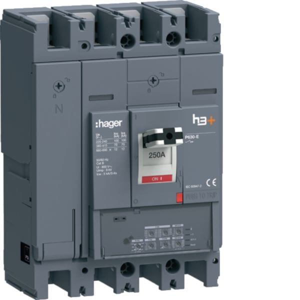 HAGER - HAGHEW251LR INT AUT H3+ P630 LSIG 4P 250A 70KA N REG