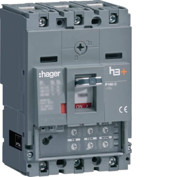 HAGER HAGHHS100JC INT AUT H3+ P160 LSI 3P 100A 25KA