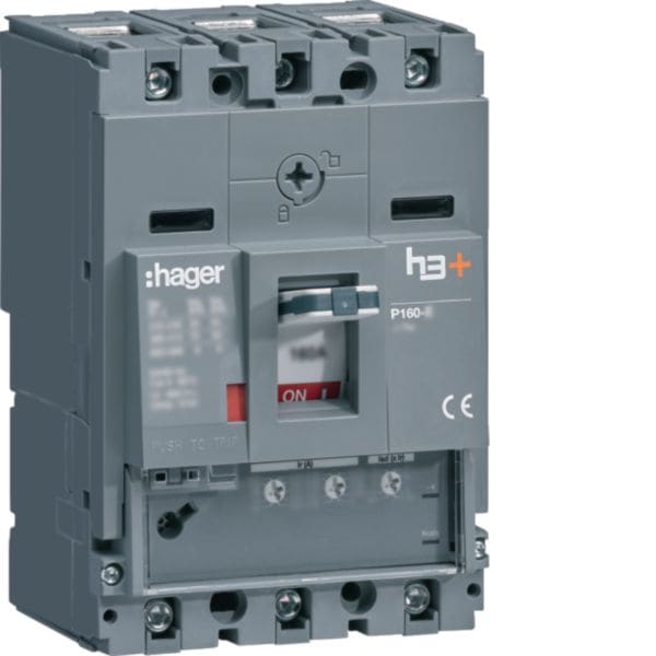 HAGER HAGHHS160GC INT AUT H3+ P160 LSNI 3P 160A 25KA