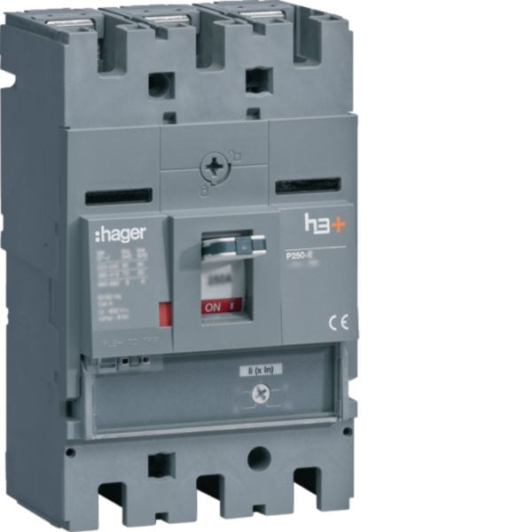 HAGER - HAGHHT200BR INT AUT H3+ P250 MAG 3P 200A 25KA