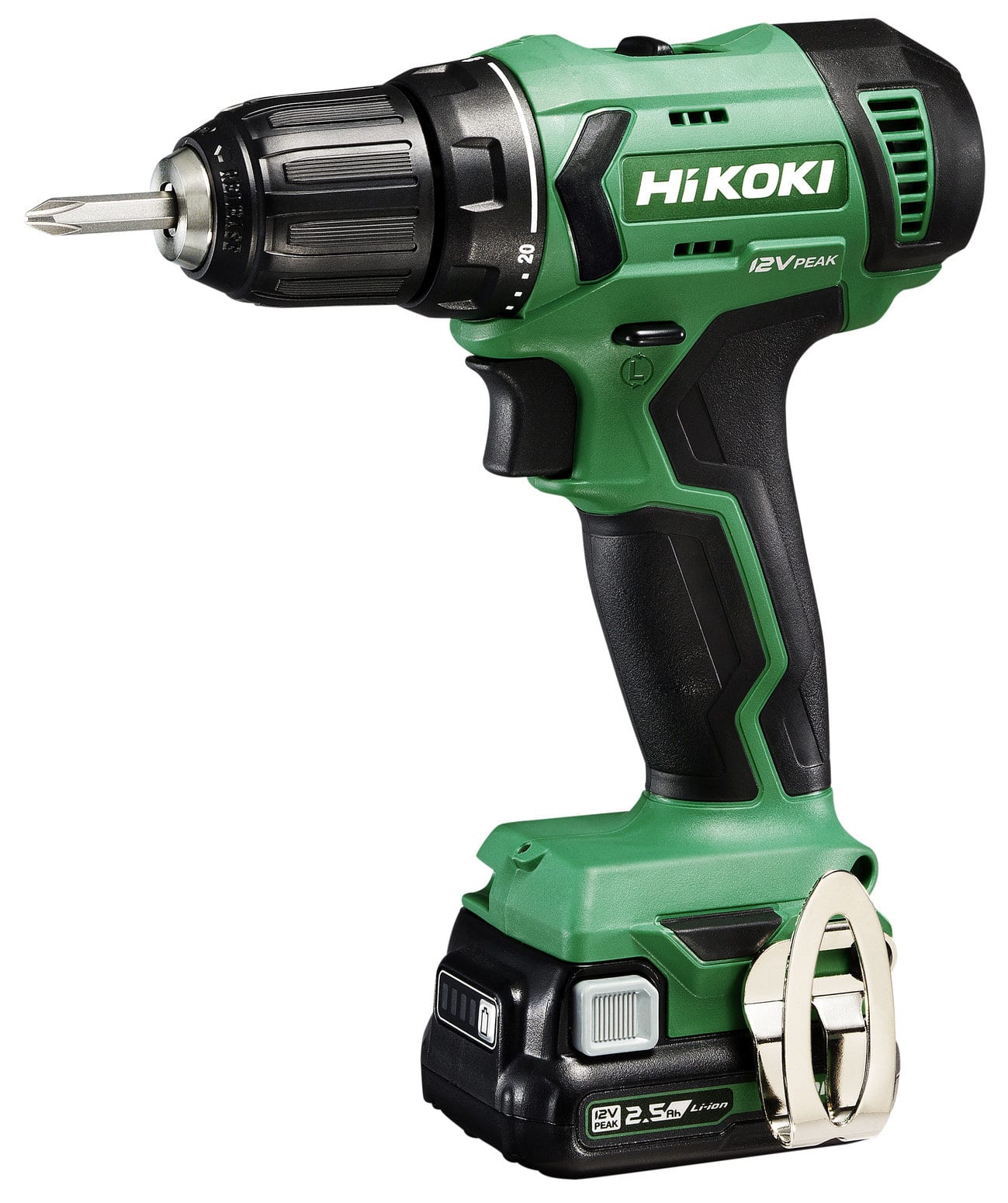 HIKOKI POWER TOOLS - HIADS12DAWFZ TRAPANO AVVIT. 12V, 2X2.5AH