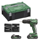 HIKOKI POWER TOOLS HIADV18DDWRZ TRAPANO AVVIT. PERCUSS 18V, 2X2.0AH