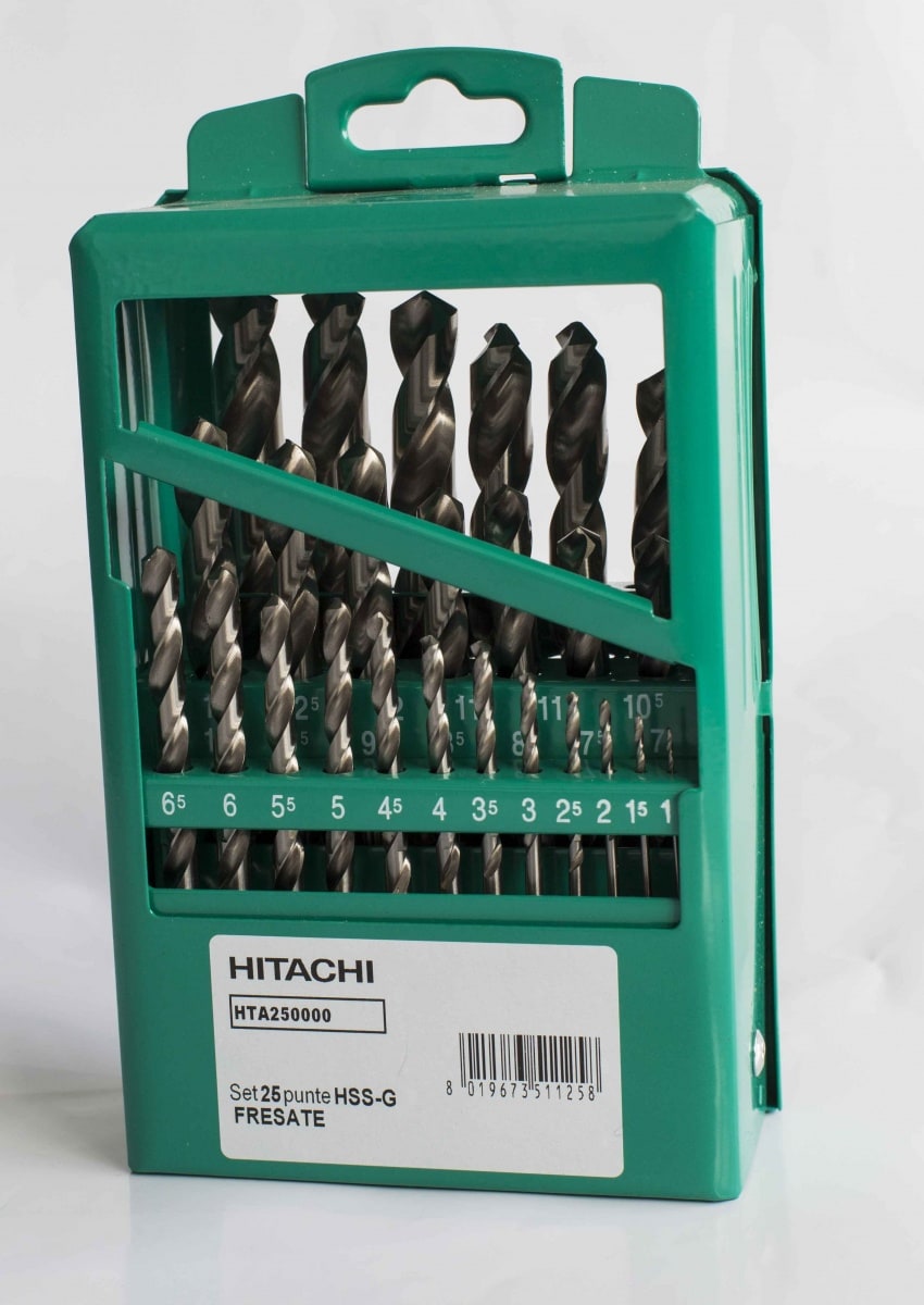 HIKOKI POWER TOOLS HIA780467 KIT 25 PUNTE IN HSS-G COD.CIL.