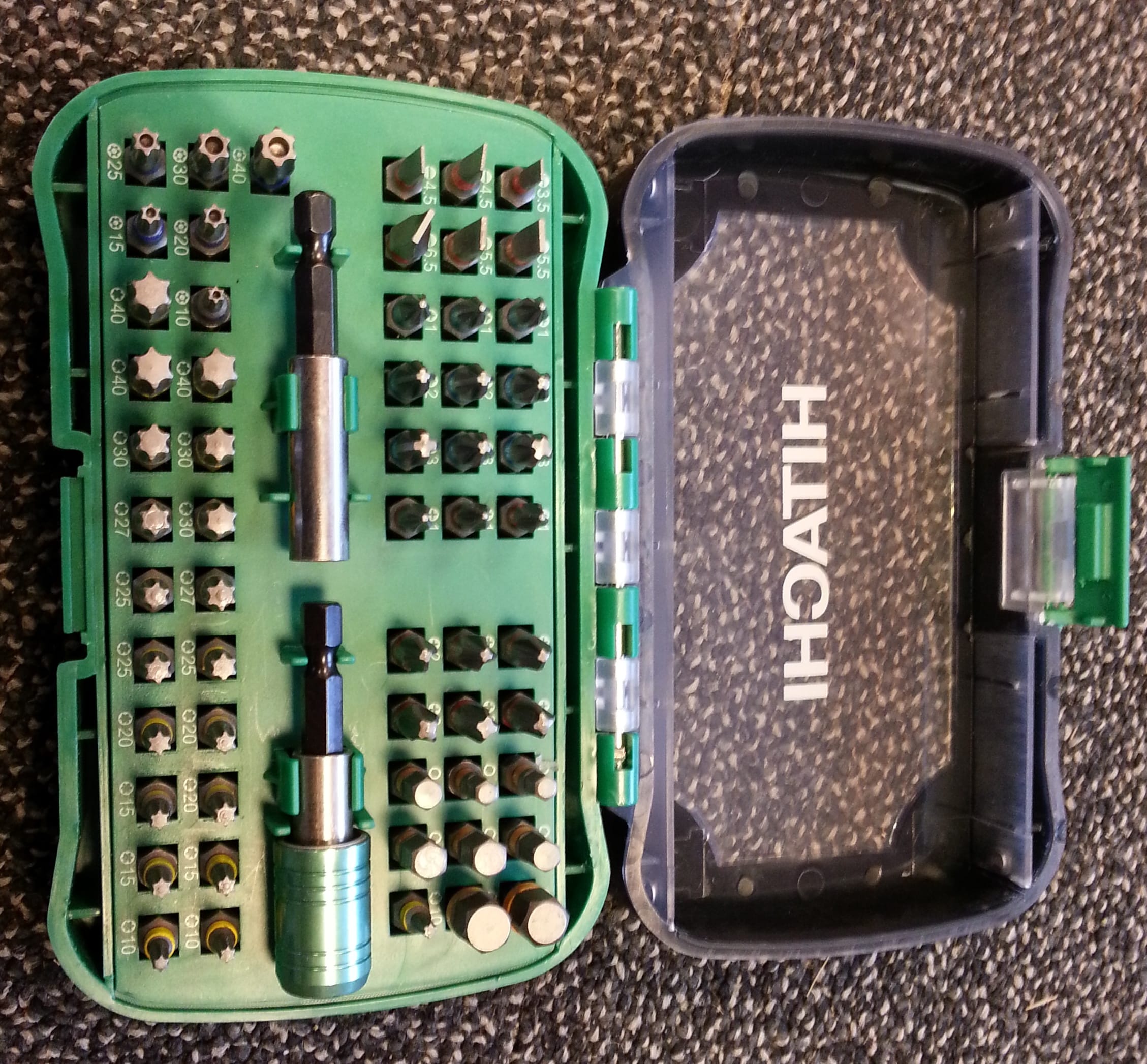 HIKOKI POWER TOOLS HIA750364 KIT INSERTI 60 ARTICOLI L25MM