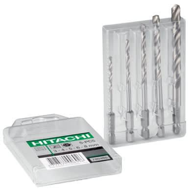 HIKOKI POWER TOOLS - HIA780465 KIT 5 PUNTE HSS-G X METALLO COD.HEX