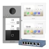 HIKVISION ITALY SRL HIK305305100 DS-KIS604-S/BI-FAMILY KIT BIFAMILIARE
