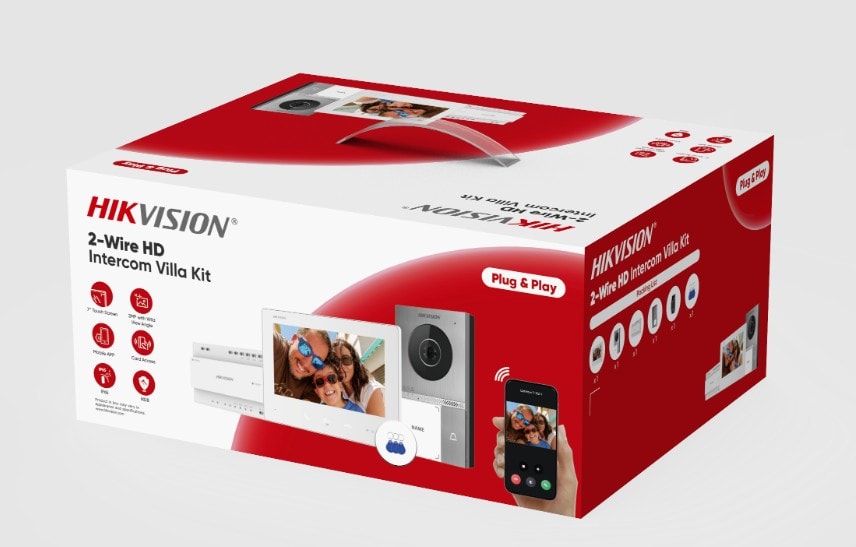 HIKVISION ITALY SRL HIK305305966 DS-KIS705EY KIT VILLA 2FILI MONO FAM ESP