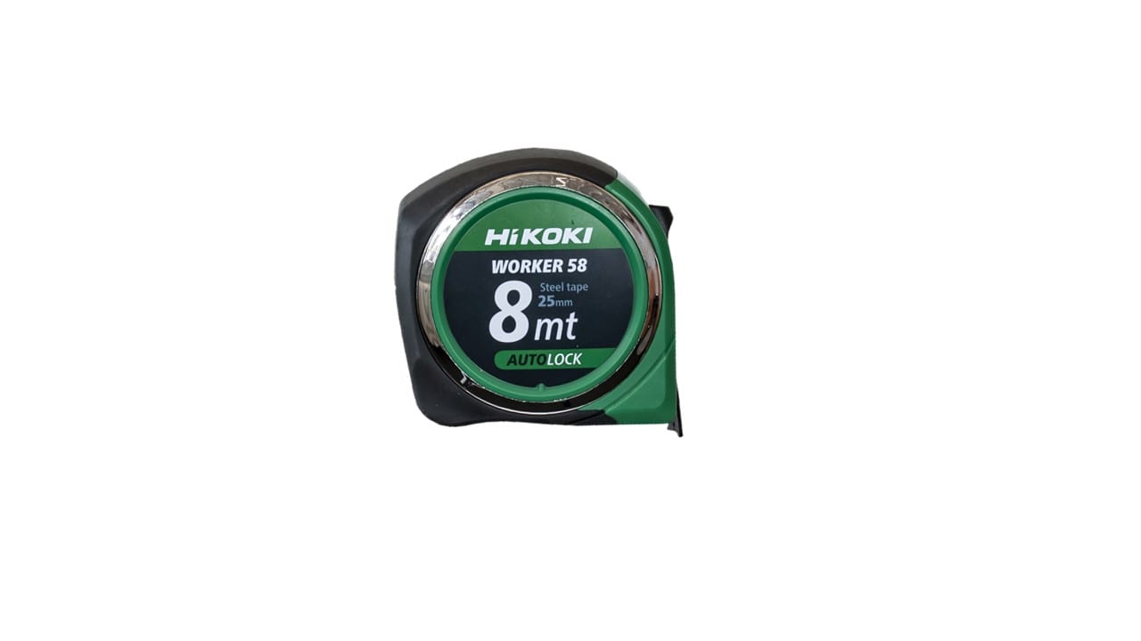 HIKOKI POWER TOOLS HIAHKAFC8825 FLESSOMETRO WORKER 58, 8MT X 25MM