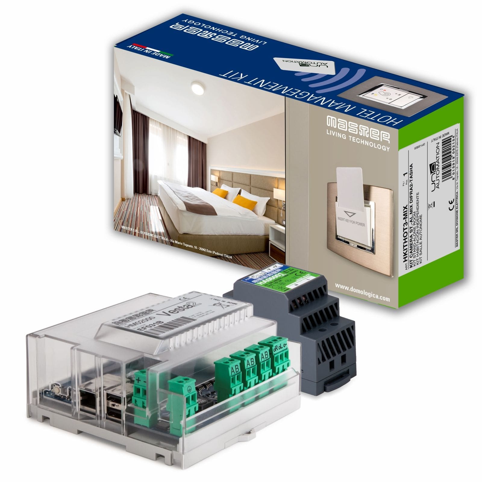 MASTER SRL MSTHKITHOTCEN2 KIT CONTROLLO ACCESSI CENTRALIZZATO