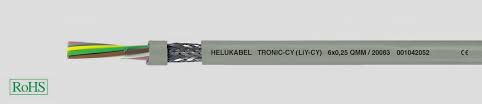 HELUKABEL ITALIA SRL - HLK16026 TRONIC-CY (LIY-CY) 2X0.75 QMM GREY