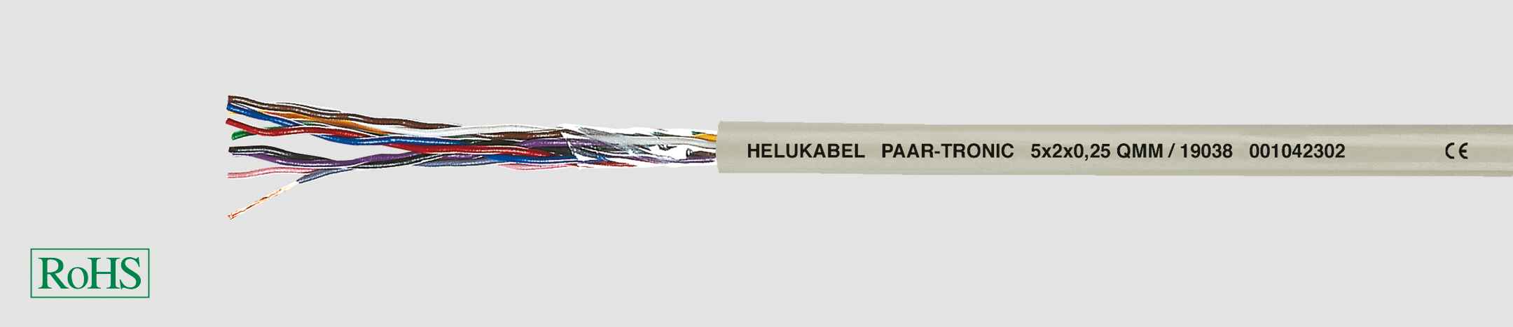 HELUKABEL ITALIA SRL - HLK19072 PAAR-TRONIC 2X2X0.5 QMM GREY