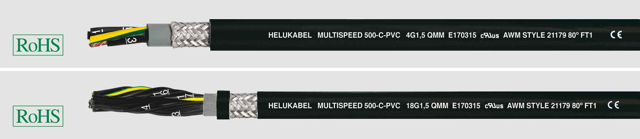 HELUKABEL ITALIA SRL - HLK24362 MULTISPEED 500-C-PVC UL/CSA 7G1.5 Q
