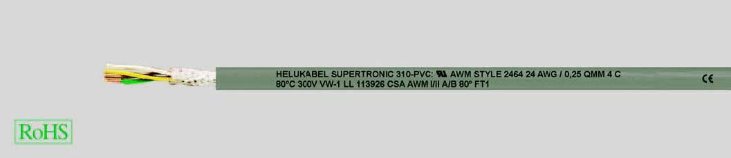 HELUKABEL ITALIA SRL HLK49912 SUPERTRONIC 310-PVC 10X0,34 QMM (22