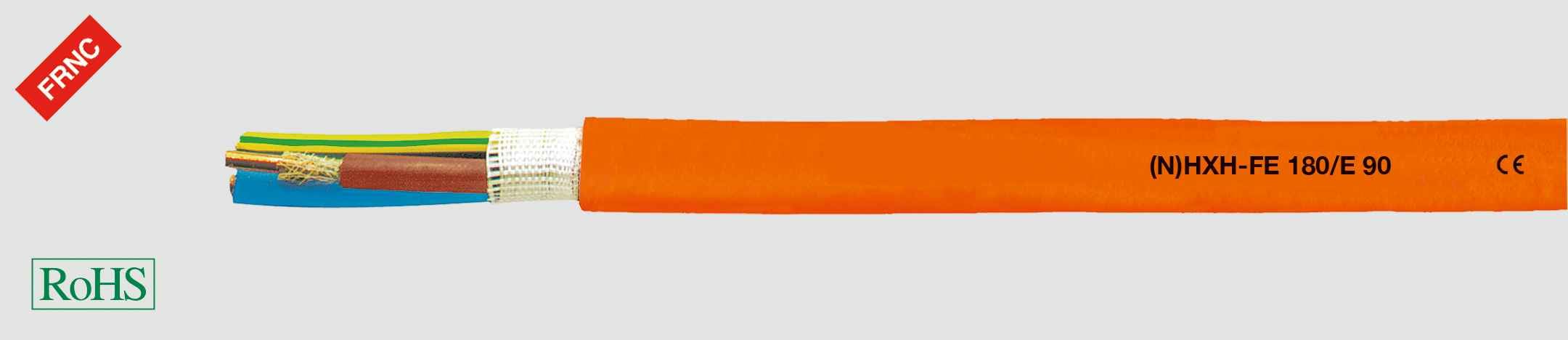 HELUKABEL ITALIA SRL HLK53001 (N)HXH-FE 180/E 90 3X2.5 RE ORANGE