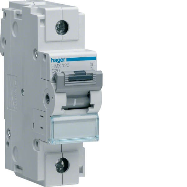 HAGER - HAGHMX120 INTERR.AUTOM 50KA 20A 1P C 1.5M