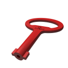 ELDON AUSTRIA GMBH - HOFLSK503 CHIAVE PER SERRATURA DIN 3MM